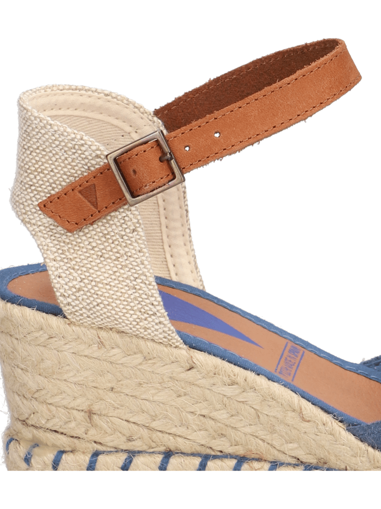 Verbenas-Veloursleder-Keilsandale-beige