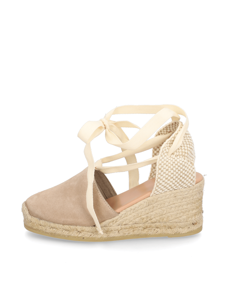 Pat-Calvin-Veloursleder-Keilsandale