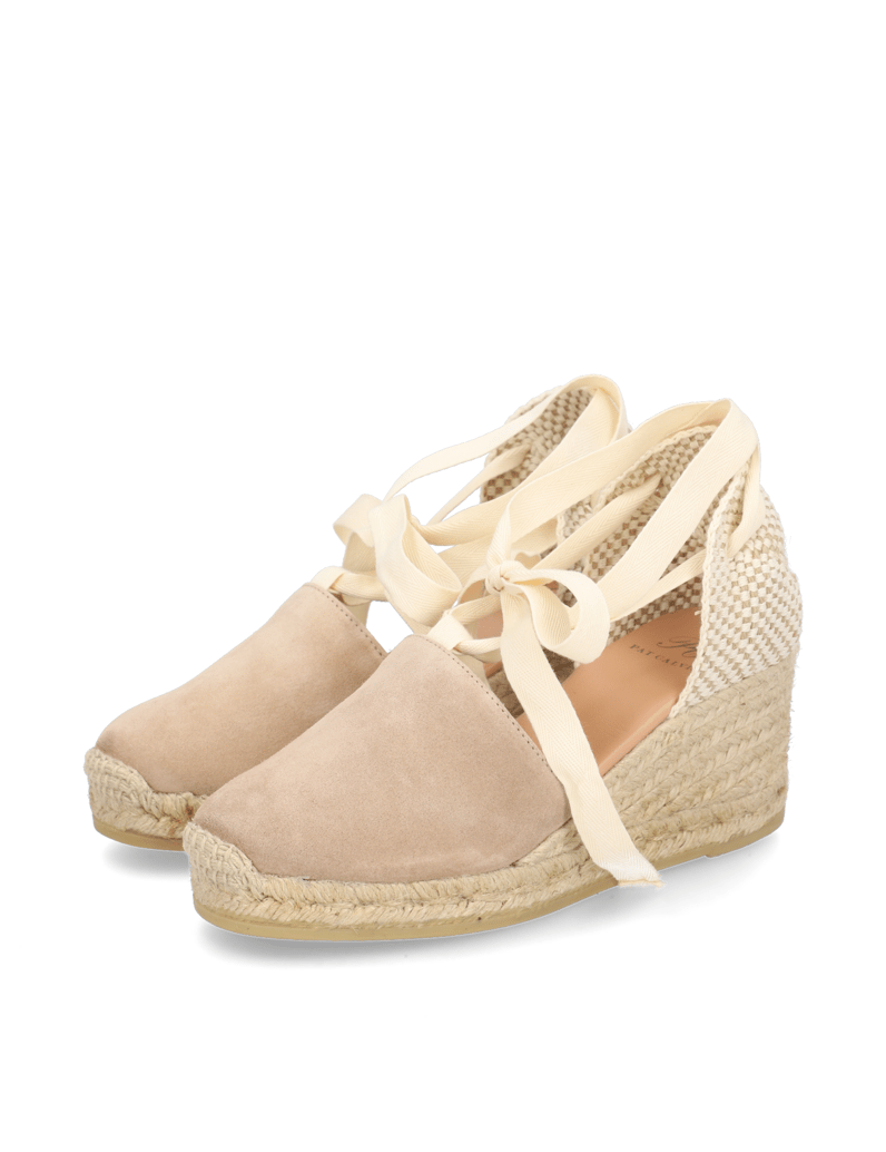 Pat-Calvin-Veloursleder-Keilsandale