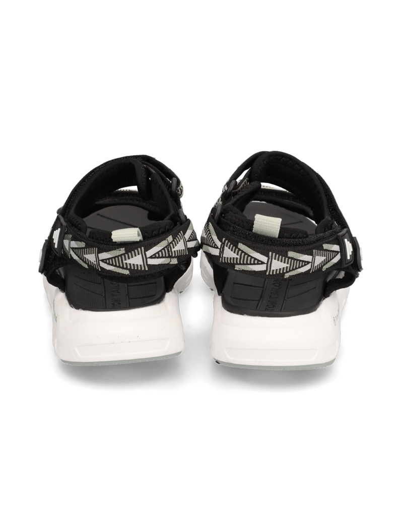 Tom-Tailor-Textil-Sandale-černá