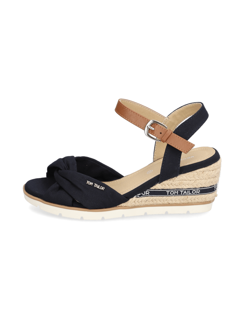 Tom-Tailor-Textil-Keilsandale-blau