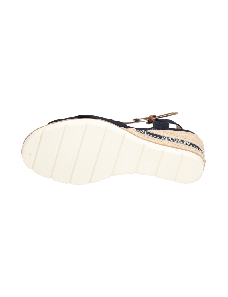 Tom-Tailor-Textil-Keilsandale-blau