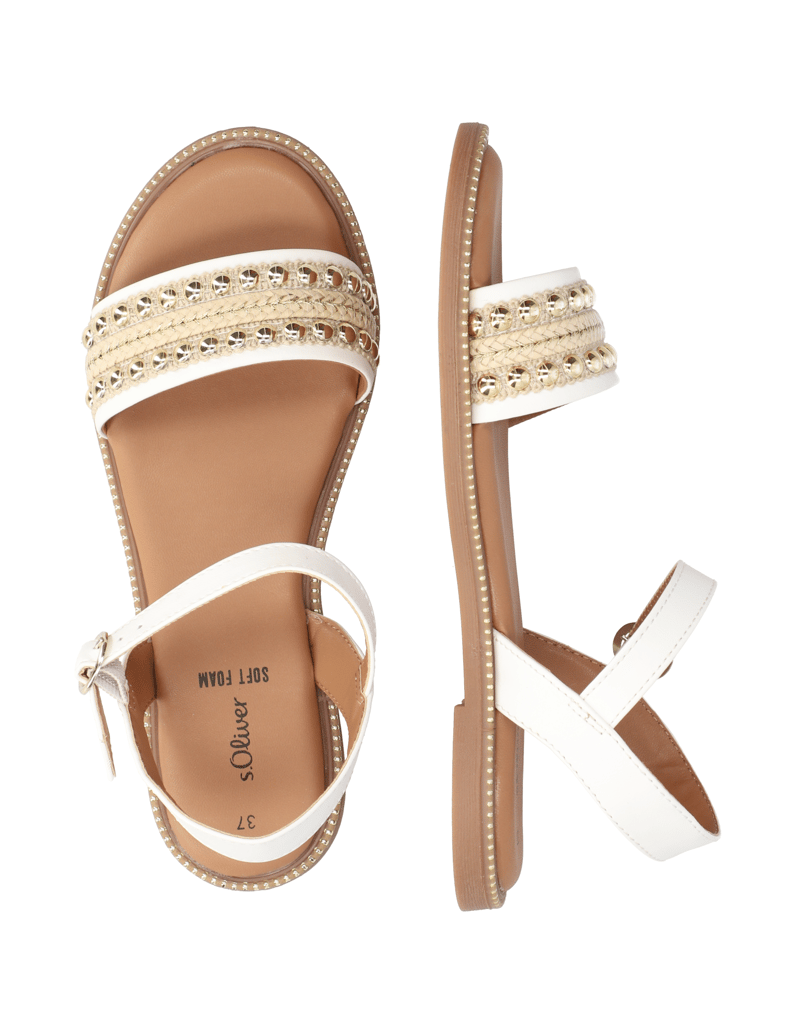 S.Oliver-Sandale-bílá