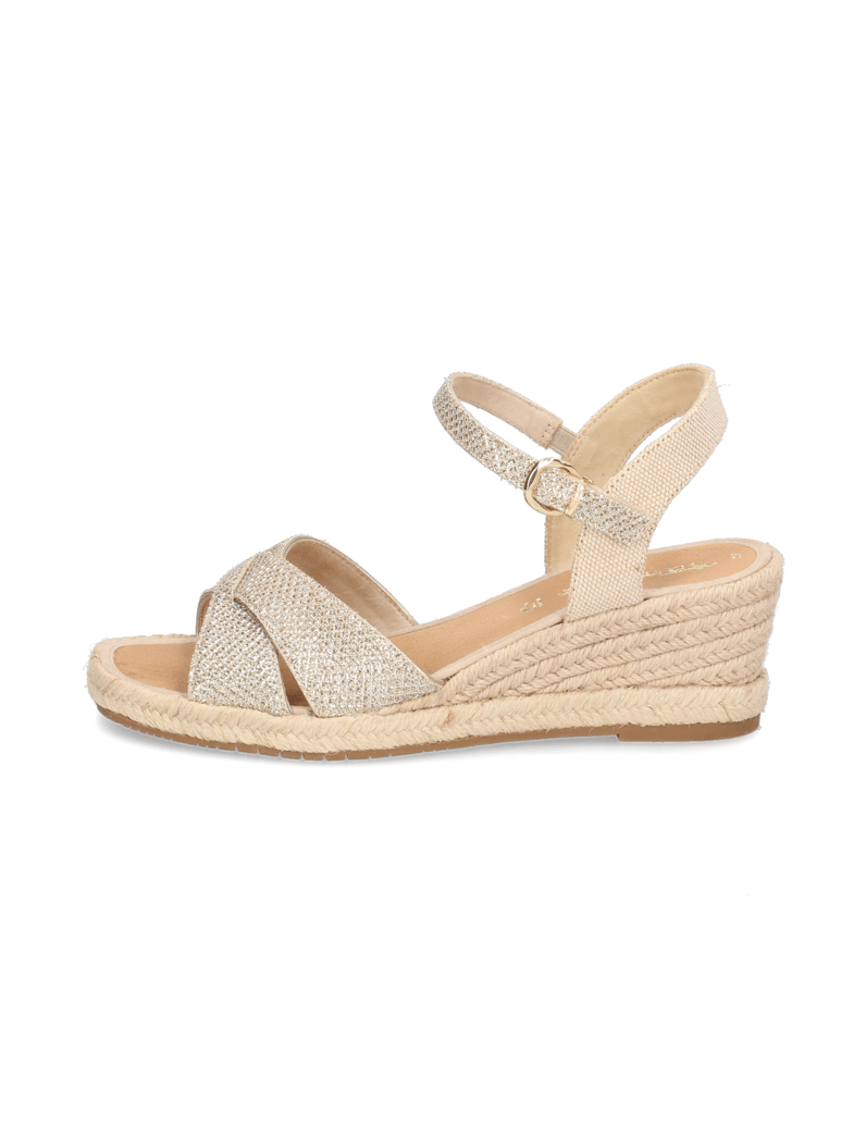 TAMARIS-Keilsandale-gold