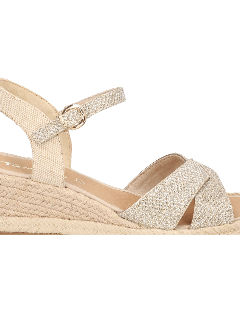 TAMARIS-Keilsandale-gold