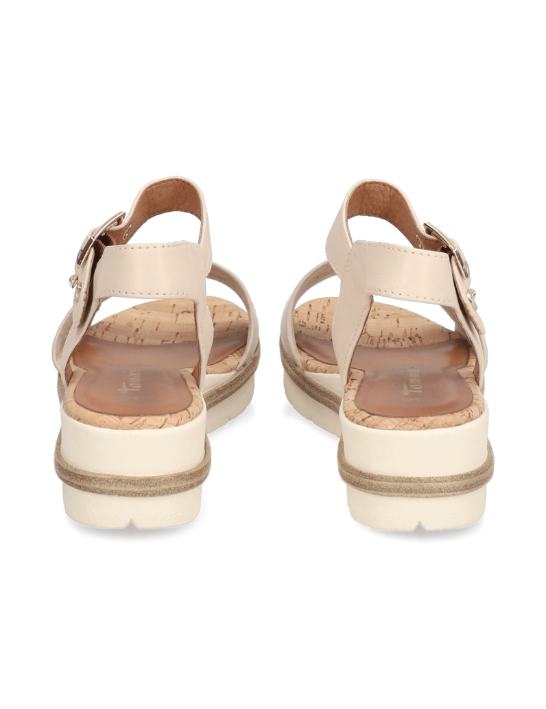 TAMARIS-Glattleder-Sandale-bílá