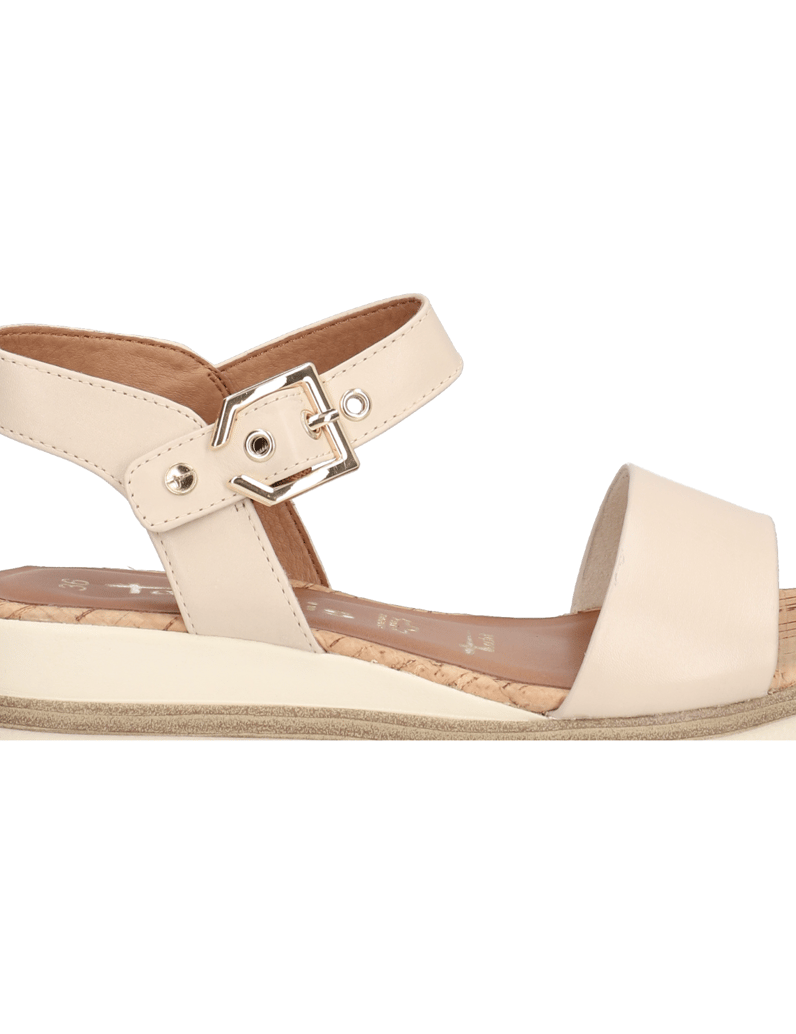 TAMARIS-Glattleder-Sandale-bílá