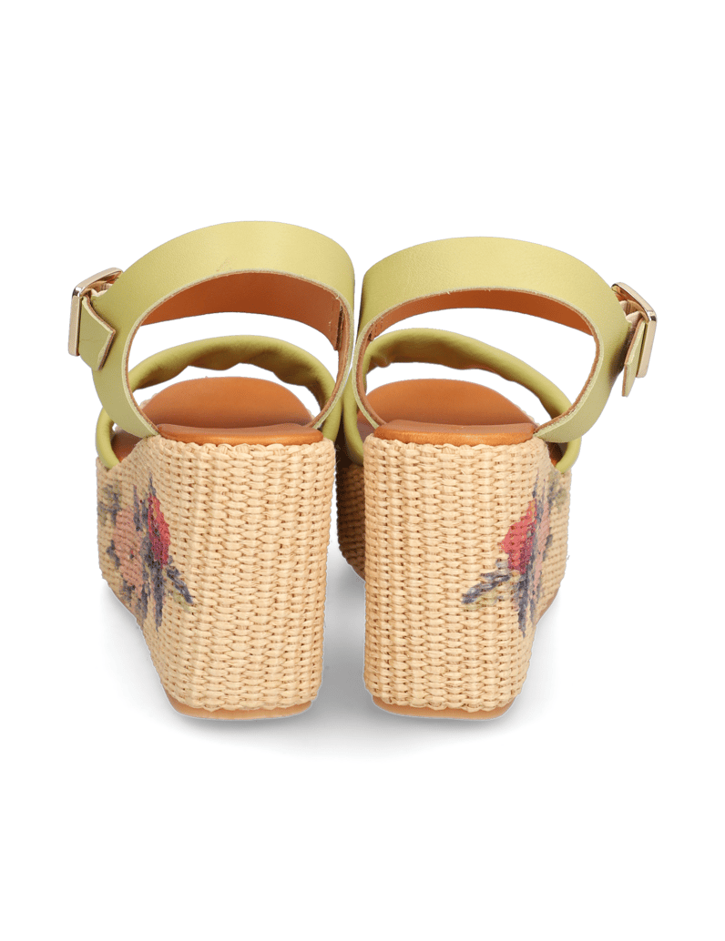 Pat-Calvin-sandály-na-klínku-zelená