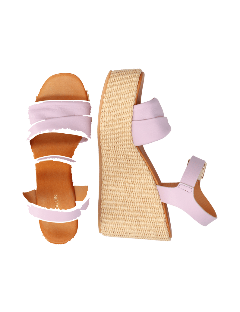 Pat-Calvin-Sandále-na-klinovom-podpätku-zelená