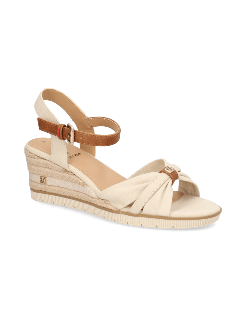 S.Oliver-textil-sandály-na-klínku-béžová