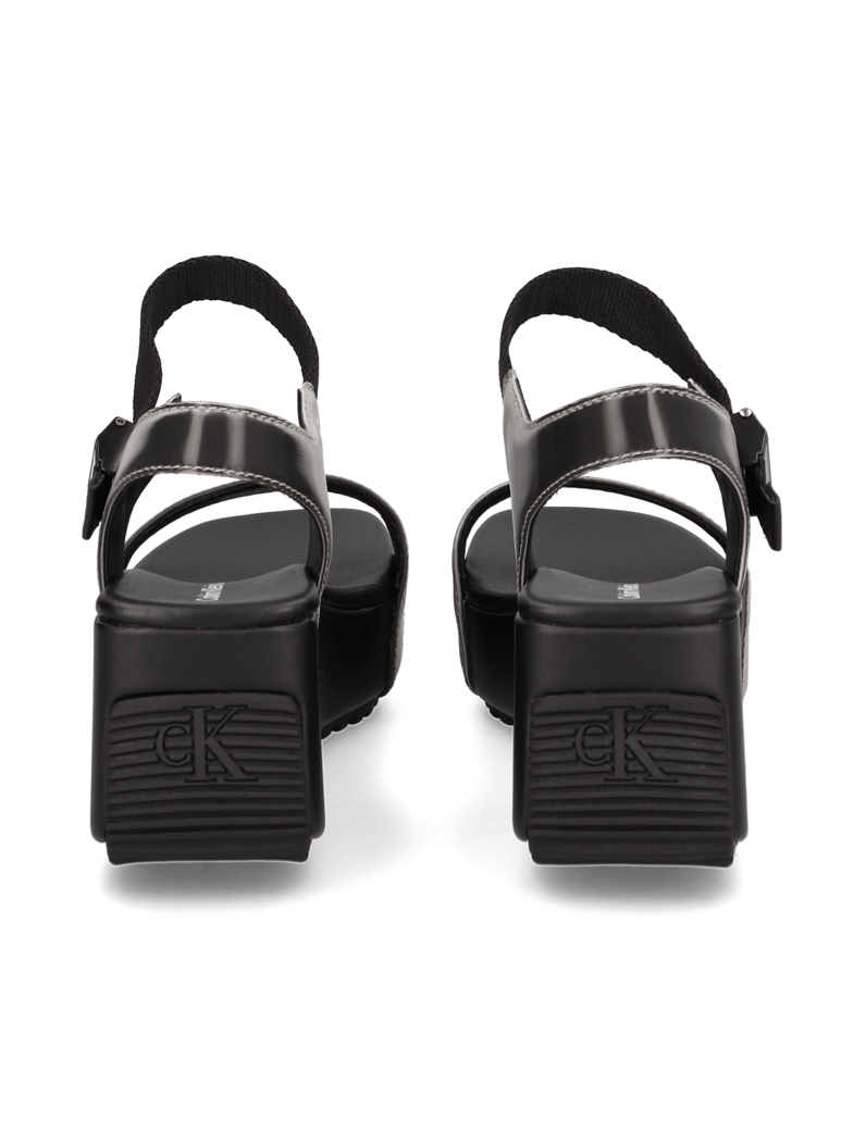 CALVIN-KLEIN-JEANS-WEDGE-BLOCK-SANDAL-METALLIC-DC-čierna