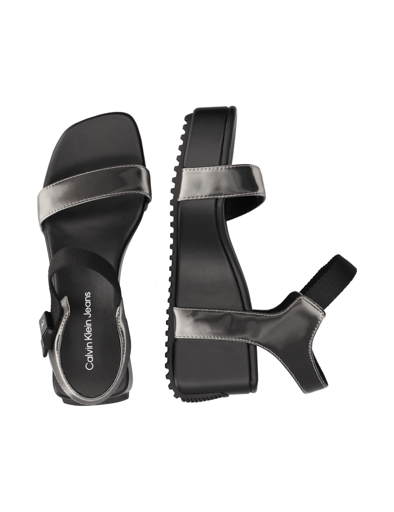 CALVIN-KLEIN-JEANS-WEDGE-BLOCK-SANDAL-METALLIC-DC-čierna
