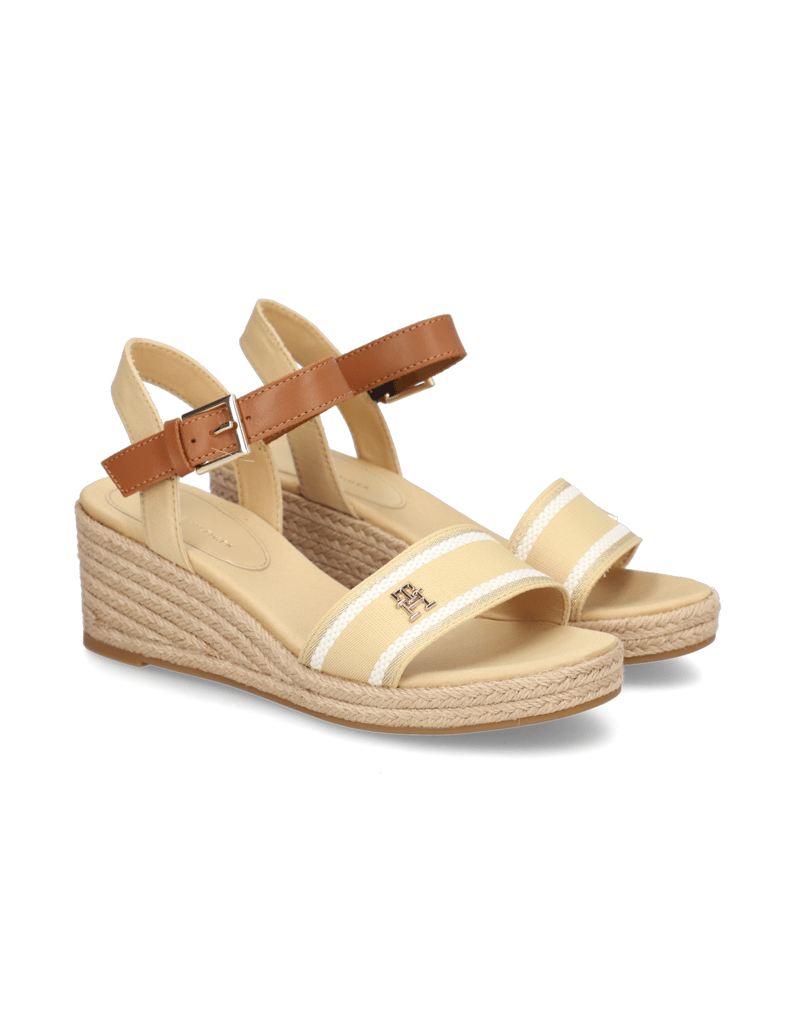 Tommy-Hilfiger-WEBBING-WEDGE-SANDAL-béžová