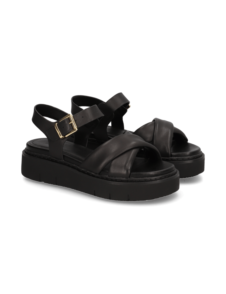 Pat-Calvin-hladká-kůže-sandály-černá