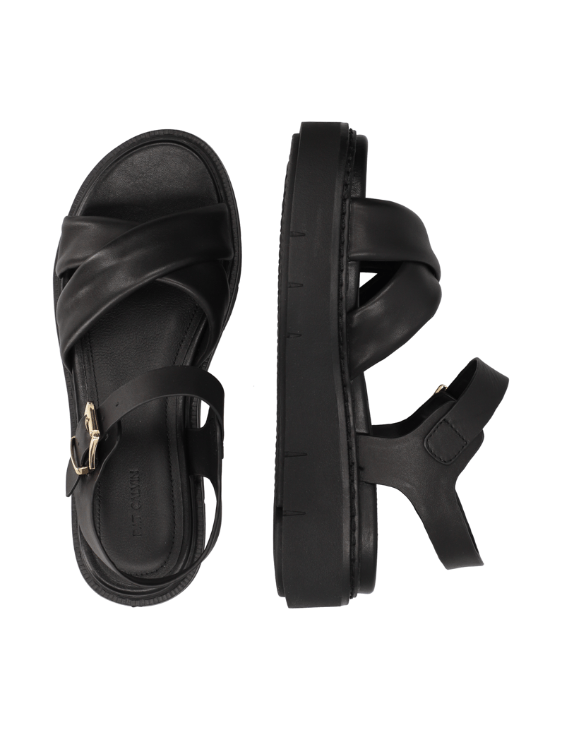 Pat-Calvin-hladká-kůže-sandály-černá