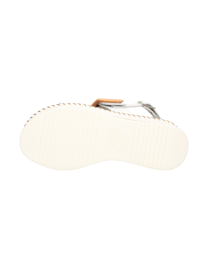 Pat-Calvin-Glattleder-Sandale-weiss