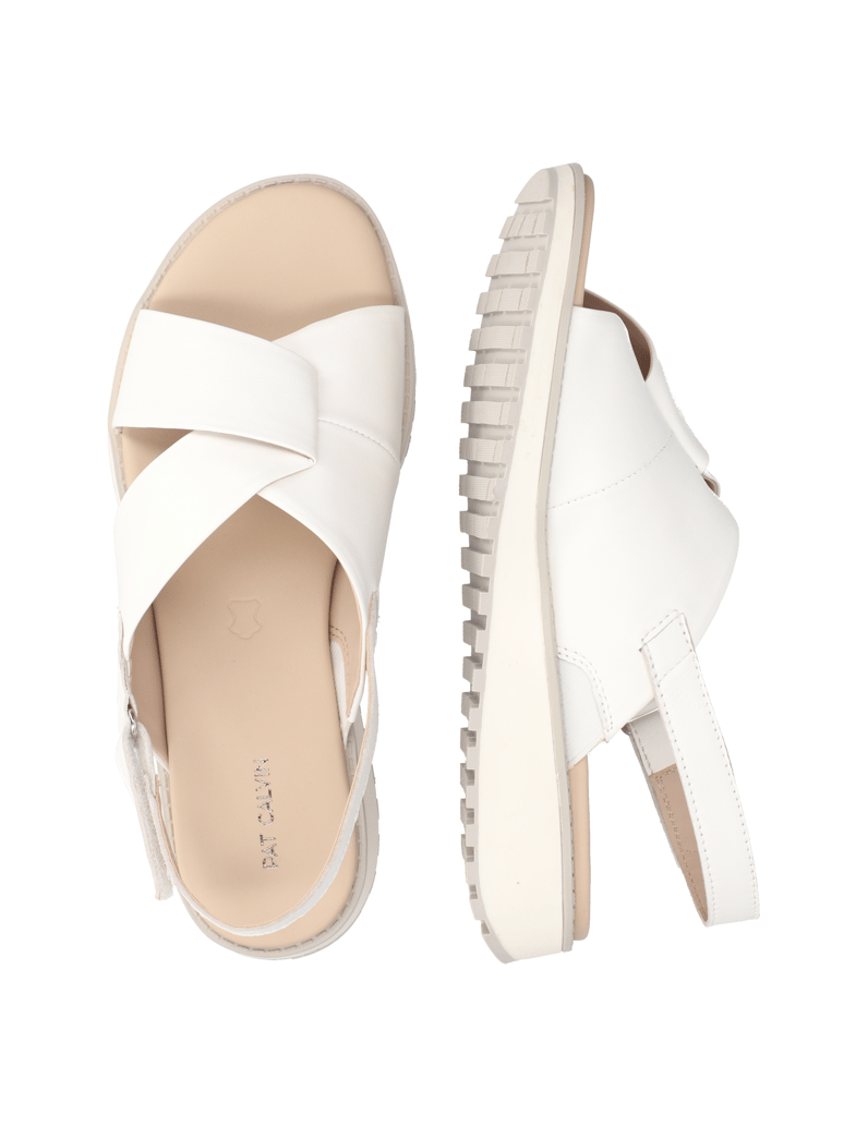 Pat-Calvin-hladká-kůže-sandály-zlatá