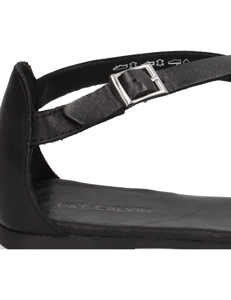 Pat-Calvin-Glattleder-Klassische-Sandalen-schwarz