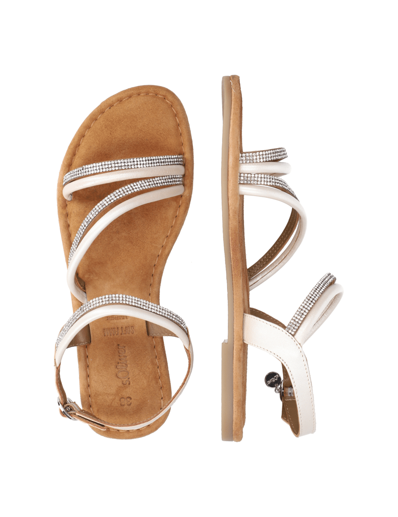 S.Oliver-Glattleder-Sandale-weiss