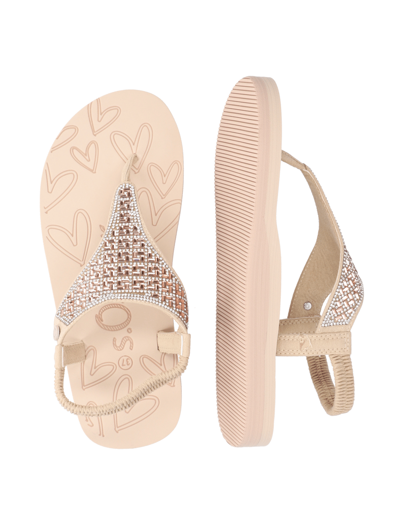 S.Oliver-textil-žabky-růžová