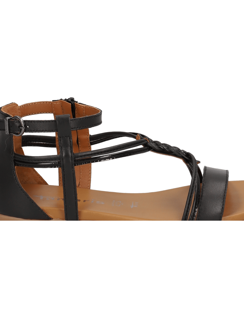 TAMARIS-Glattleder-Sandale-weiss