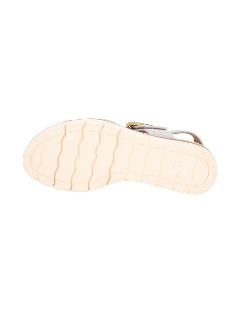 TAMARIS-Veloursleder-Sandale-beige