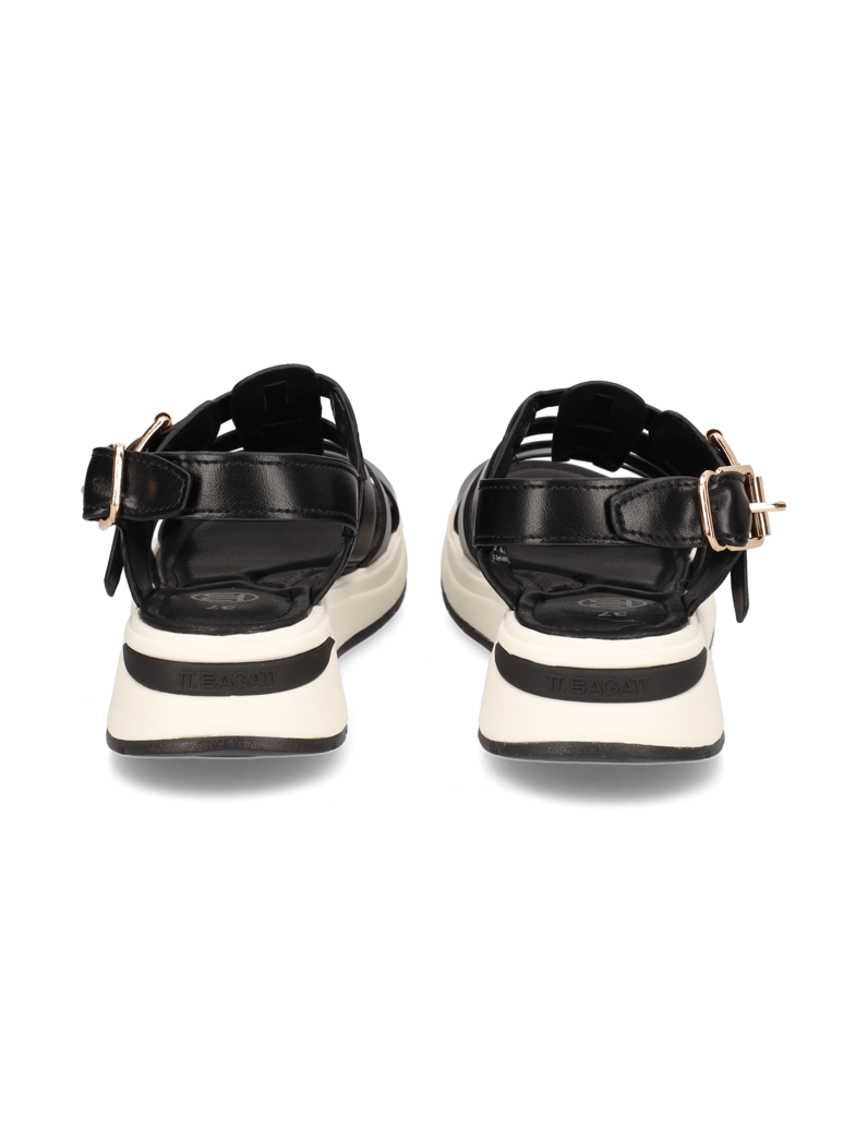 TT.-BAGATT-imitacija-usnja-sandali-črna