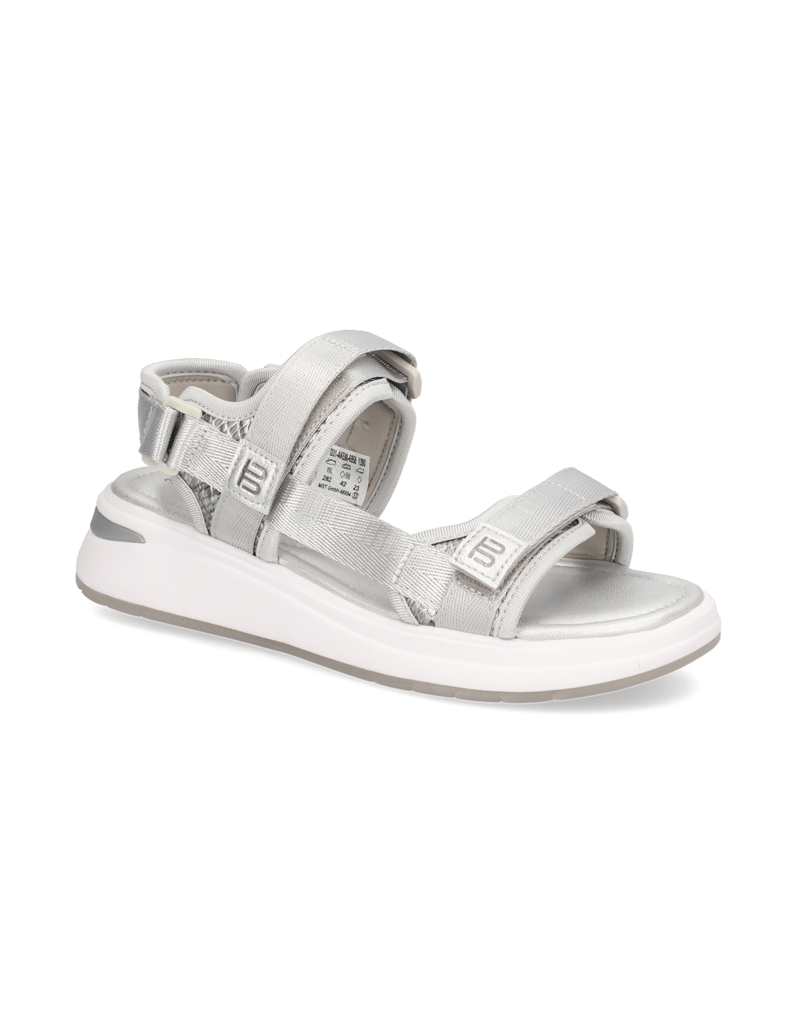 TT.-BAGATT-Textil-Sandale-silber