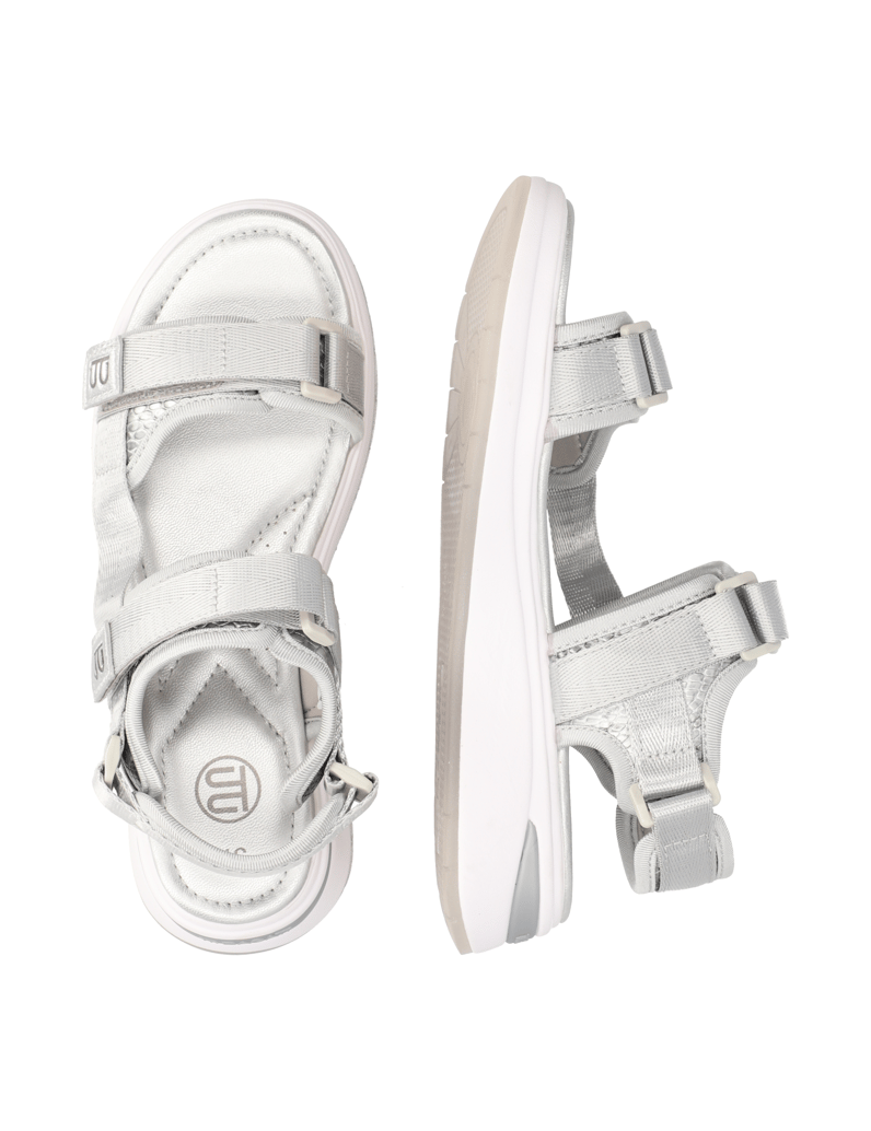 TT.-BAGATT-Textil-Sandale-silber