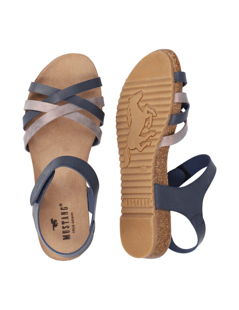 Mustang-sandály-hnědá