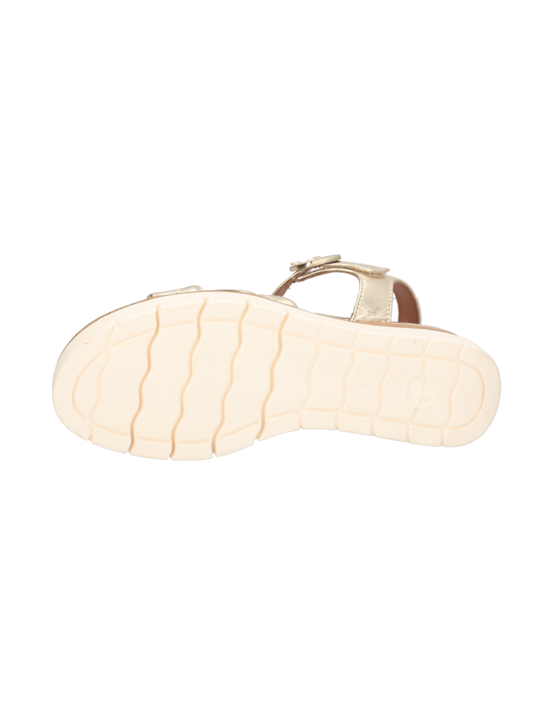 TAMARIS-Glattleder-Sandale-gold