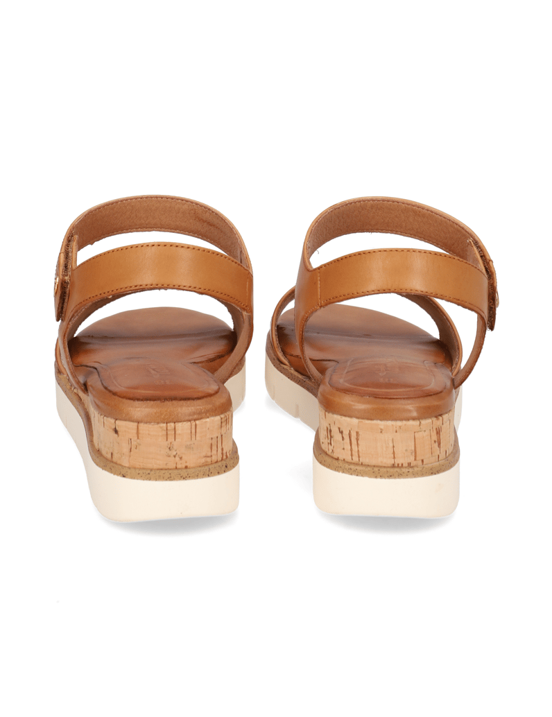 TAMARIS-Glattleder-Sandale-schwarz