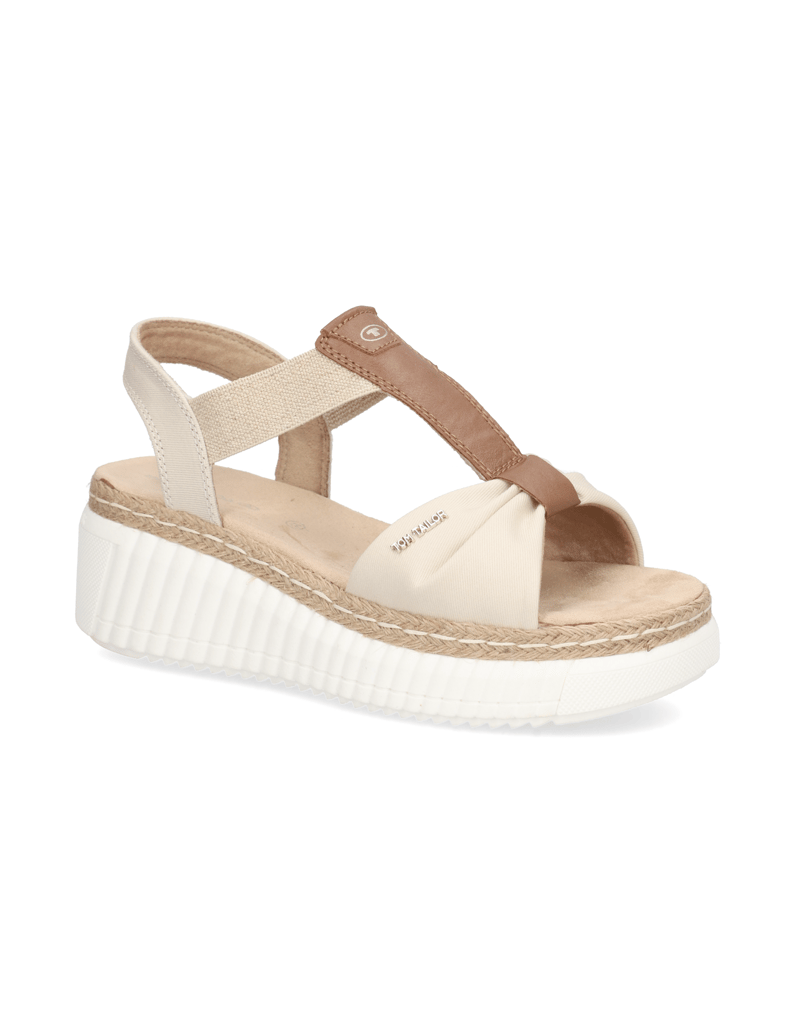 Tom-Tailor-textil-sandály-béžová