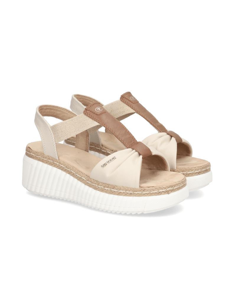 Tom-Tailor-textil-sandály-béžová