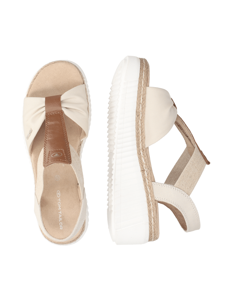 Tom-Tailor-textil-sandály-béžová
