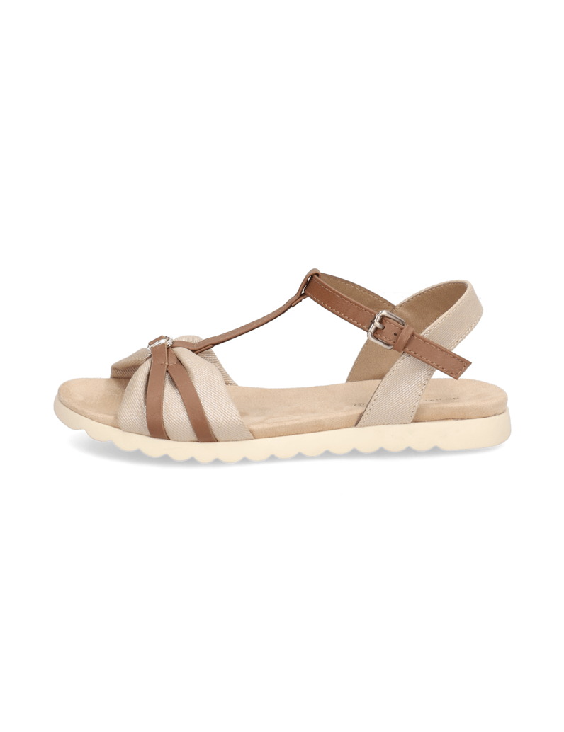 Tom-Tailor-textil-sandály-zlatá