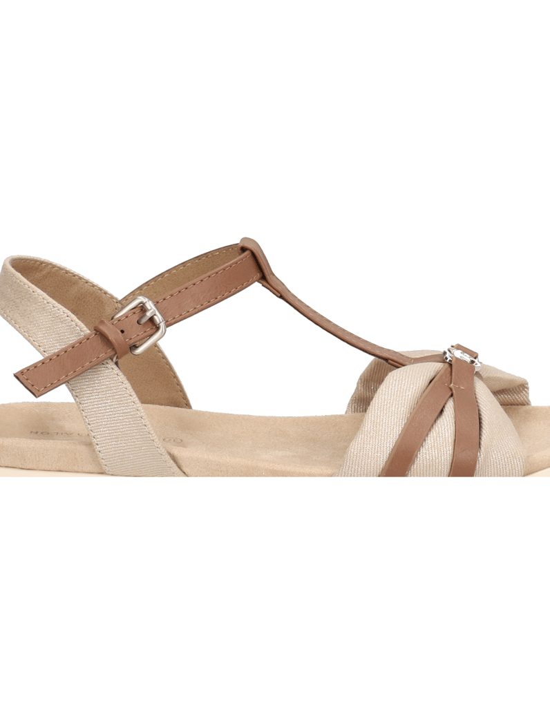 Tom-Tailor-textil-sandály-zlatá