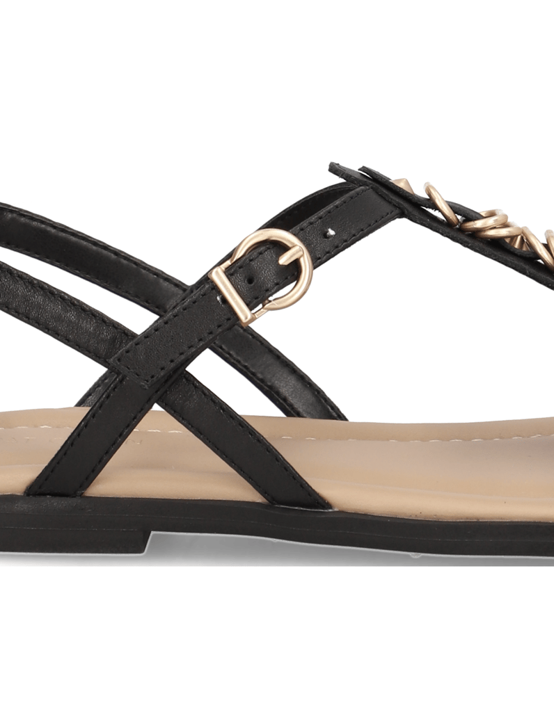 Pat-Calvin-hladká-kůže-sandály-černá