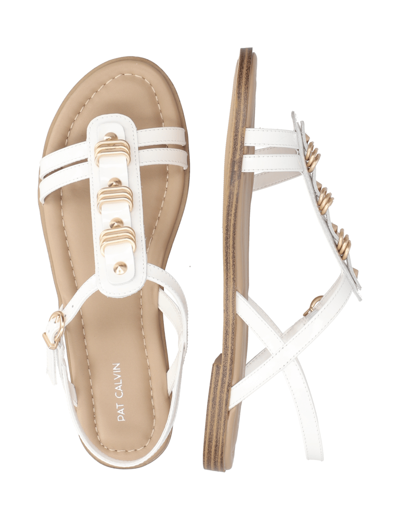 Pat-Calvin-hladká-kůže-sandály-černá