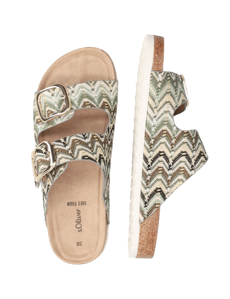 S.Oliver-tekstil-natikači-kaki