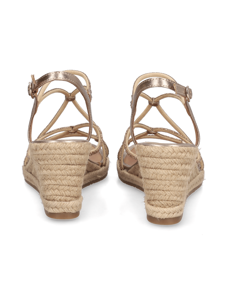 TAMARIS-ostatné-vrchové-materiály-sandále-na-kli-zlatá