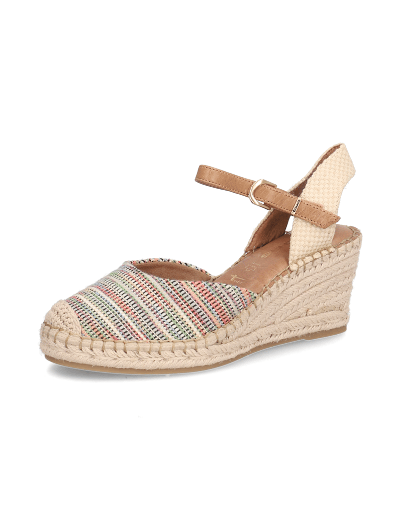 TAMARIS-textil-sandále-na-klinovom-podpätku-viacfarebný