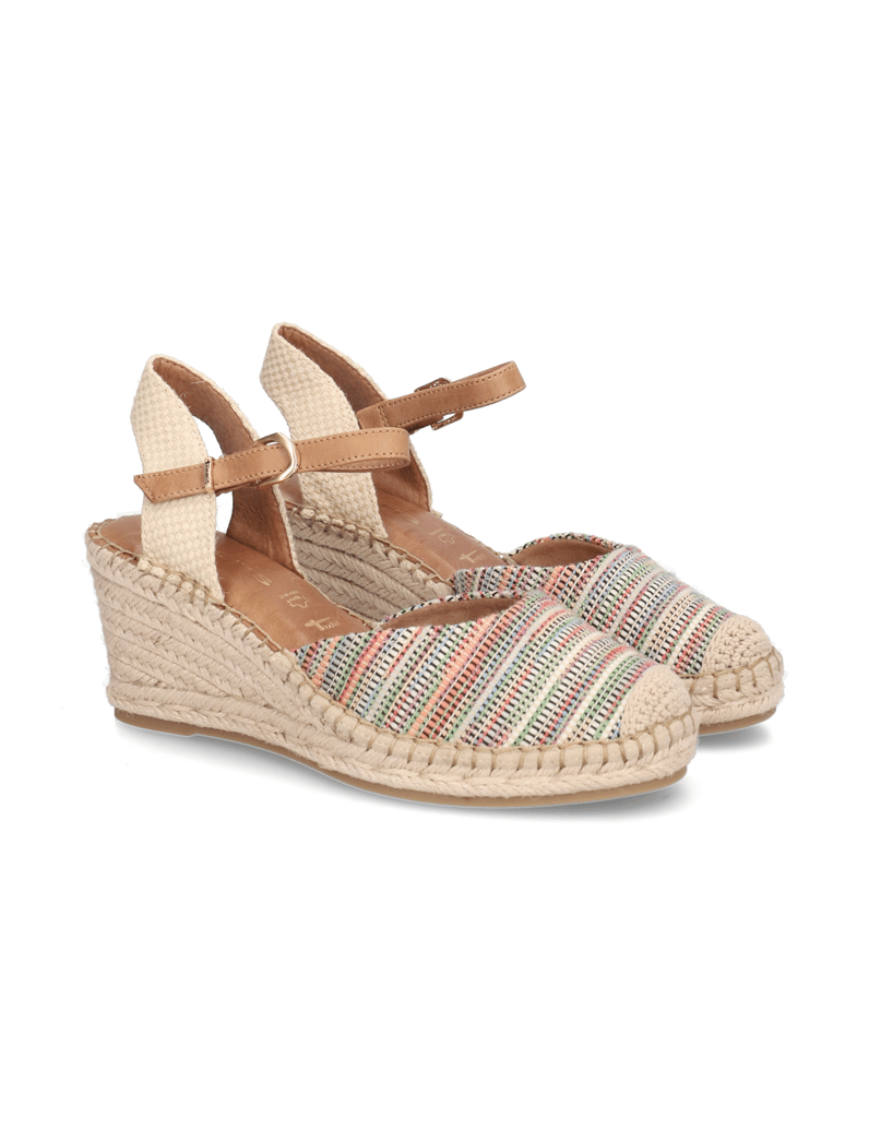 TAMARIS-textil-sandále-na-klinovom-podpätku-viacfarebný