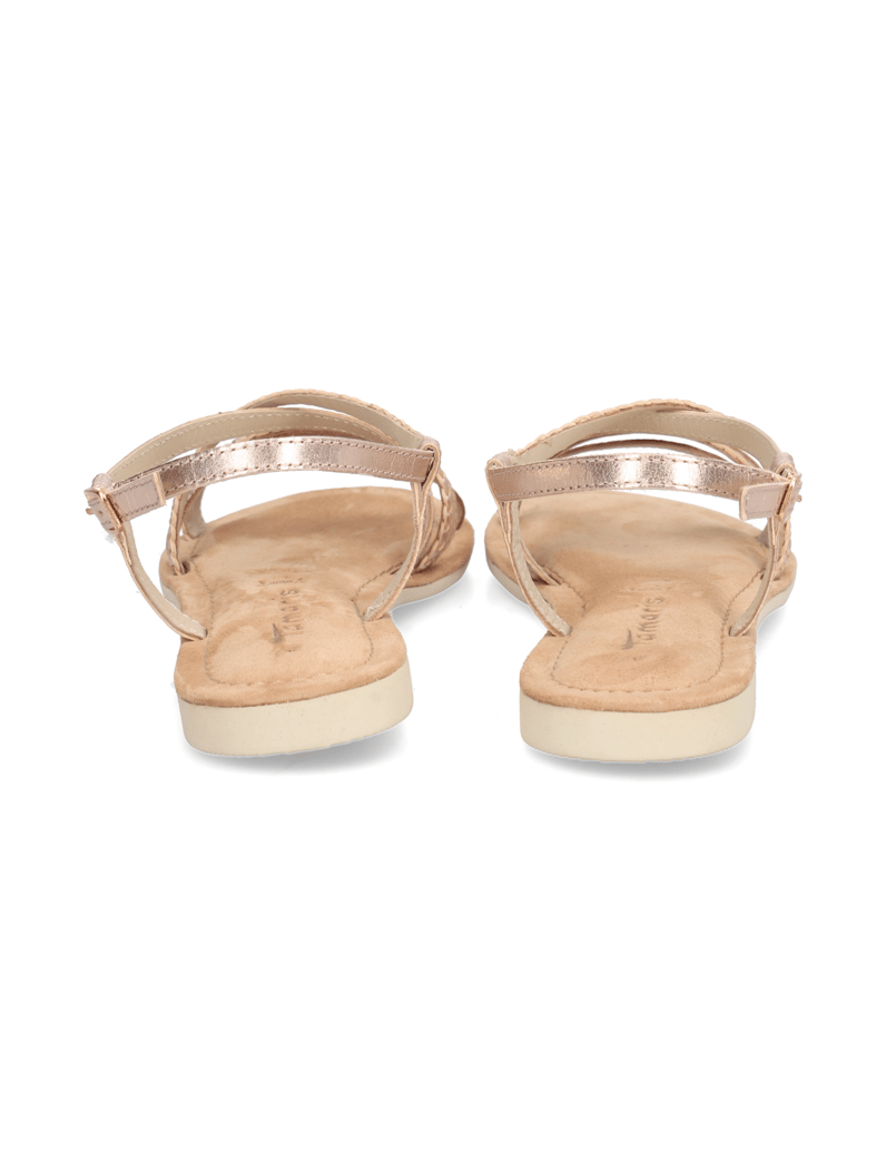 TAMARIS-Lederkombination-Sandale-rosa