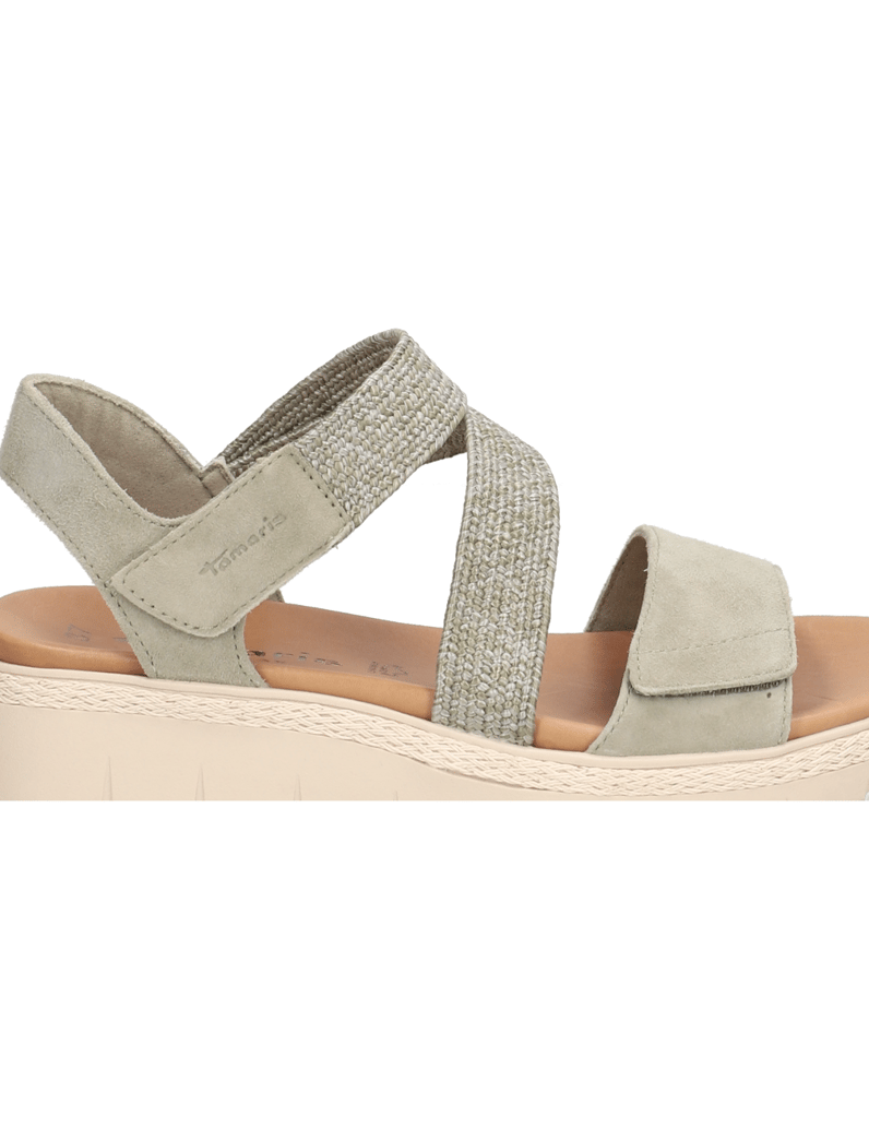 TAMARIS-kombinacija-usnja-sandali-kaki