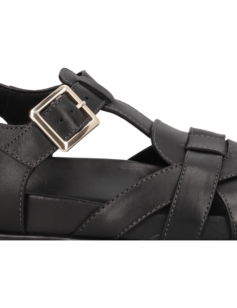 Pat-Calvin-hladká-kůže-sandály-černá