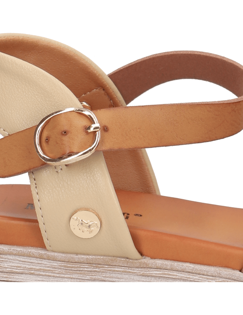 Mustang-imitacija-usnja-sandali-bež