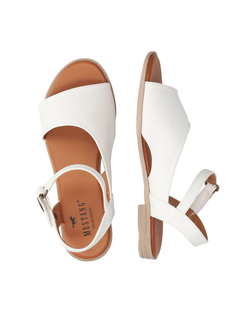 Mustang-sandály-bílá
