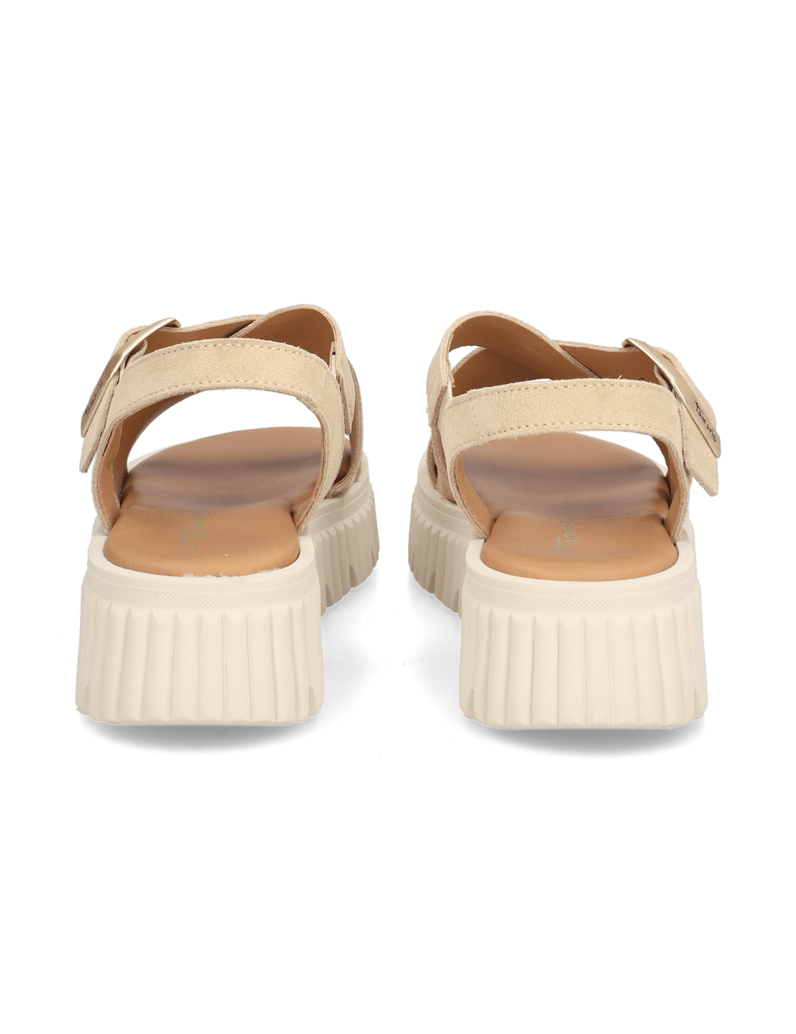 TAMARIS-Veloursleder-Sandale-schwarz