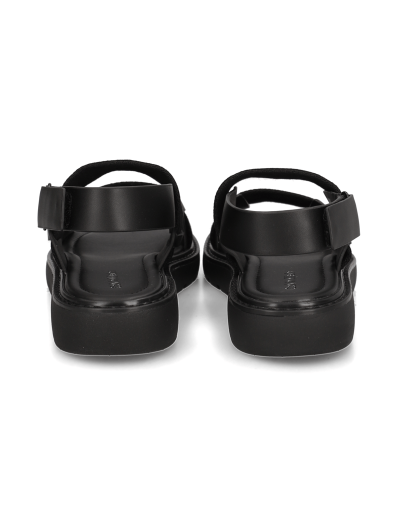 CALVIN-KLEIN-JEANS-SQ-MOLDED-SANDAL-WEBB-črna